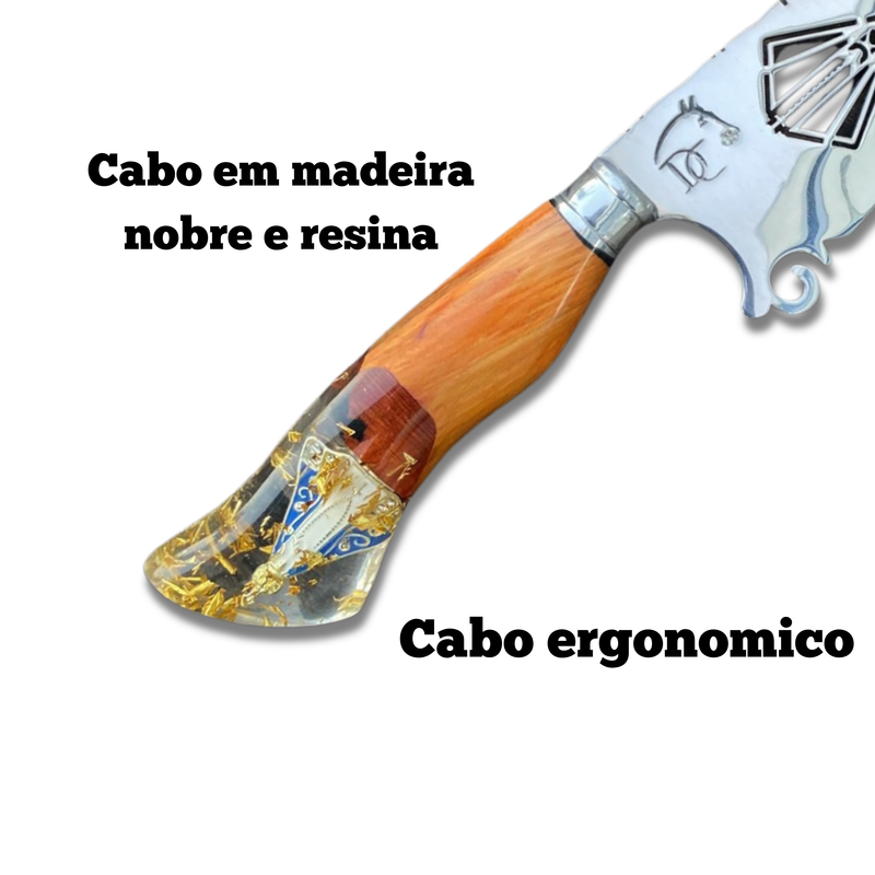 Faca Artesanal Nossa Senhora Aparecida – Edição Especial